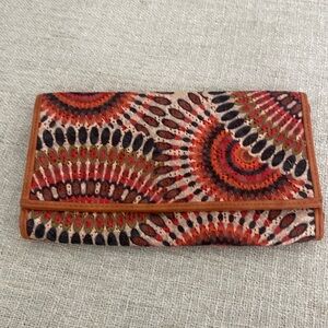 OKPTA Clutch Purse Vibrant Colors and Pattern